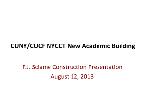 NYCCT New Academic Building Project Details