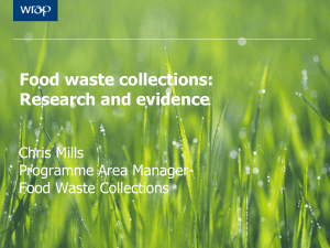 Food waste collections