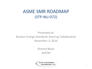 NESCC 14-029 - D. Black Presentation on ASME SMR