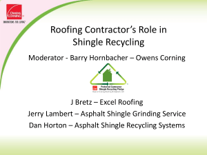 Roofing Contractors - ShingleRecycling.org