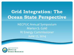 Grid Integration: The Ocean State Perspective