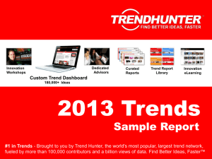 Trend Report, TrendHunter.com