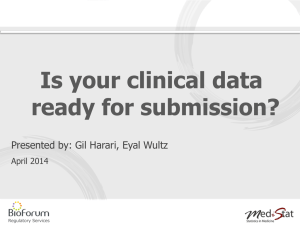 Is your clinical data ready for submission?