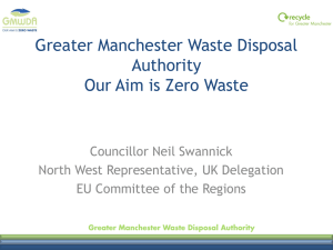Neil Swannick, CoR Member, Manchester Chair of Greater