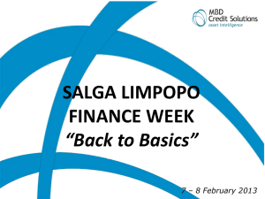 MBD Credit Solutions Limpopo Finance Week