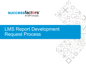LMS Report Development Request Process