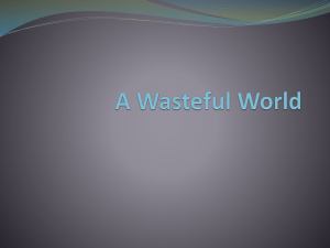 A Wasteful World