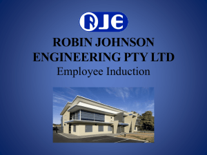 RJE Office Induction 29 07 13
