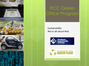 PCC Green Office Program