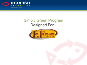 Redfish Recycling Program