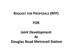 Douglas Road Metrorail Station Joint Development