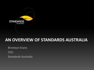 Standards Australia - Plumbing Supply Forum