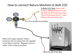 How to connect Natura Machine to Bulk CO2