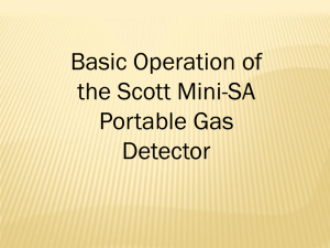 Scott Mini-SA CO Detector