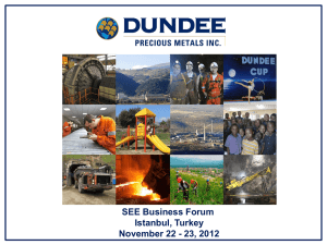 Dundee Precious Metals Highlights