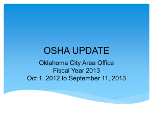 OSHA Update 2013