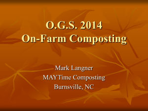On-Farm Composting - MAYTime Composting