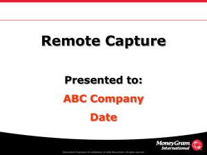Remote Capture Sales PowerPoint Draft 2