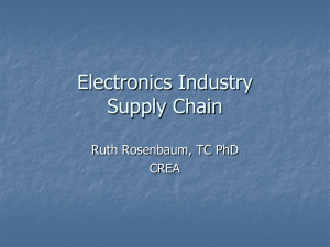Electronics Industry Presentation PPT