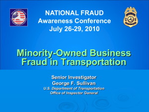 2-250 Approaches to Investigating DBE Fraud (Sullivan)