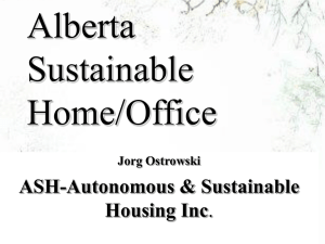 Definition - Autonomous & Sustainability Housing Inc.
