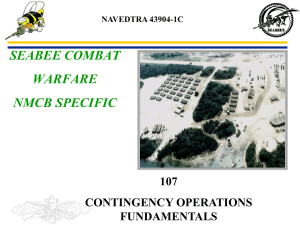 PPT: NMCB 107 Contingency Operations 1