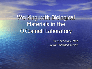 OConnell Lab Training () - Berkeley Biomechanics Laboratory
