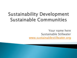 SustainabilityPPTbas.. - Sustainable Stillwater