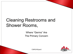 Cleaning Restrooms and Shower Rooms