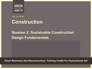Module 6 Session 2 - Green Recovery & Reconstruction