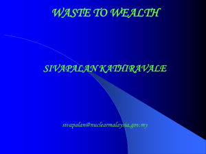 Waste to Wealth by Dr Sivapalan Kathiravale