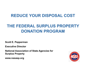 Federal Surplus Property Program