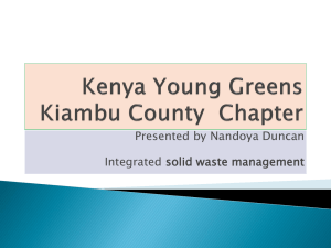 Solid waste management presentation