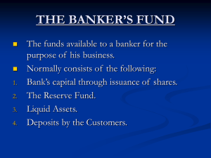 the banker`s fund