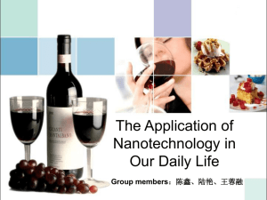 The Application of Nanotechnology in Our Daily Life
