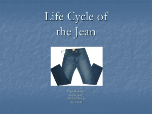 Life Cycle of the Jean - Northgate Engineering