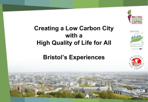 European Green Capital Award Benefits for Bristol