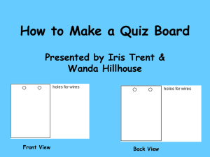 How to Make a Quiz Board