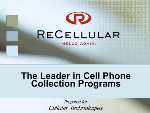 ReCellular Phone Collections