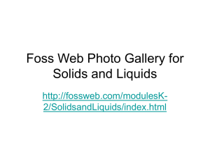 Foss Web Photo Gallery for Solids and Liquids