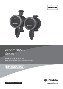 ecocirc BASIC Series