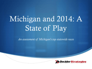 Michigan and 2014: A State of Play