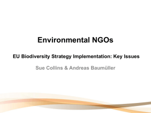 Environmental NGOs EU Biodiversity Strategy
