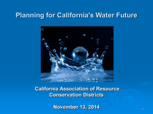 Paul Massera, DWR - California Association of Resource