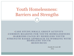 Youth Homelessness: Barriers and Strengths - MESH-MN