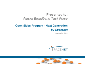Spacenet`s Open Skies Program