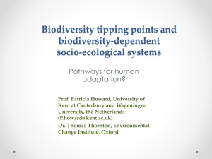 Biodiversity tipping points at local scale in biodiversity