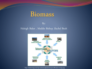 Biomass - Science main page