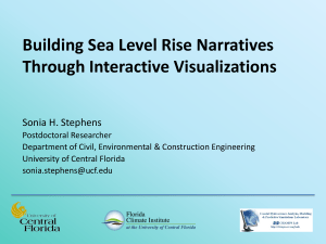 Building Sea Level Rise Narratives Through Interactive