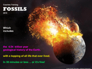 Fossils 2014 powerpoint - Delaware Science Olympiad